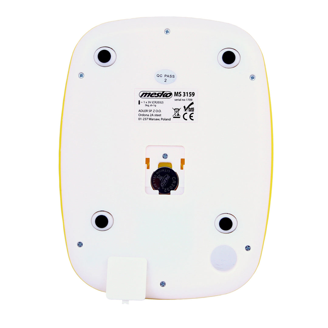 ELEKTRONICKÁ KUCHYŇSKÁ VÁHA 5KG / 1G LCD MS3159