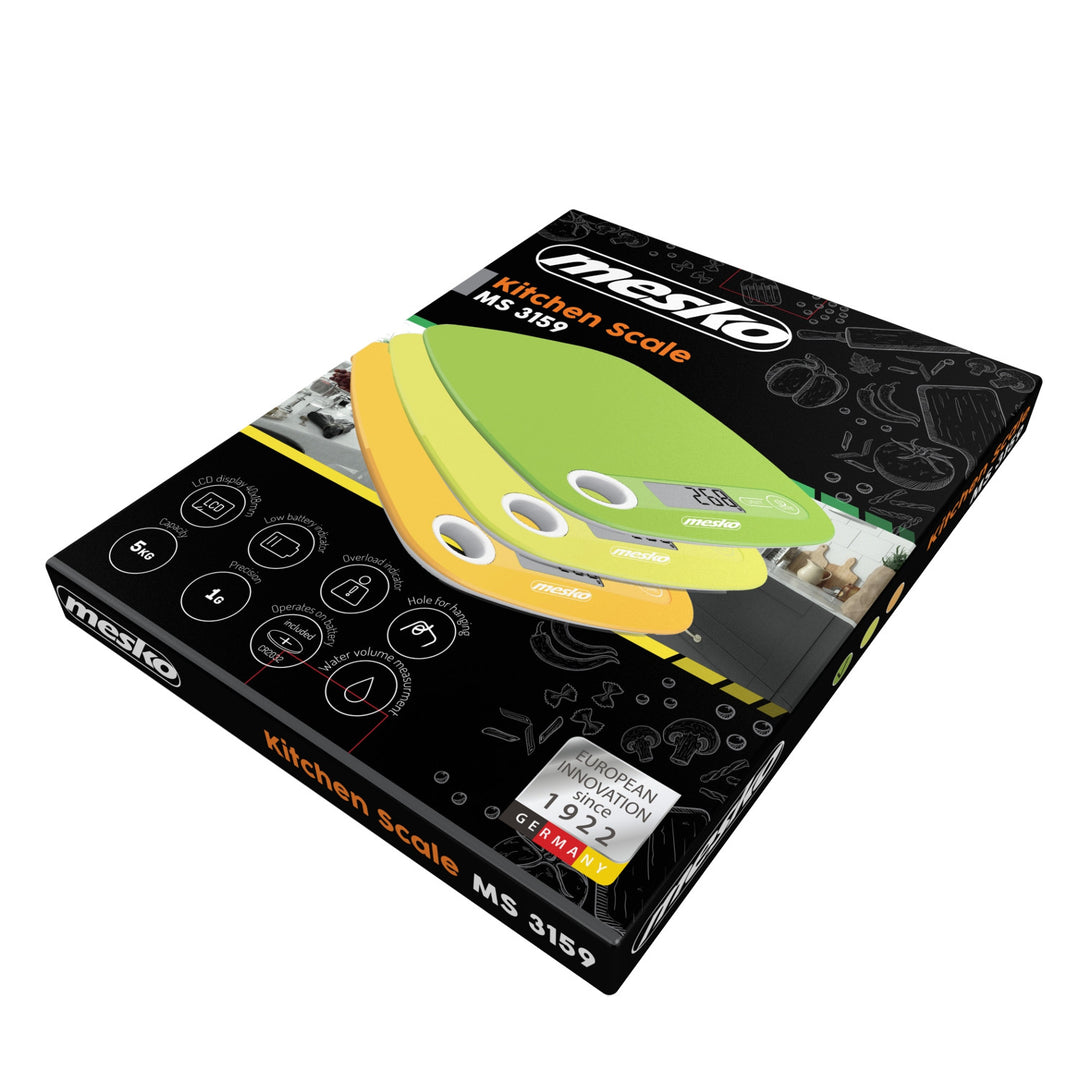 ELEKTRONICKÁ KUCHYŇSKÁ VÁHA 5KG / 1G LCD MS3159
