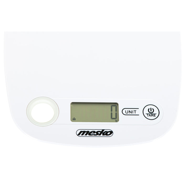 Elektronická kuchyňská váha s LCD displejem Mesko MS 3159w bílá
