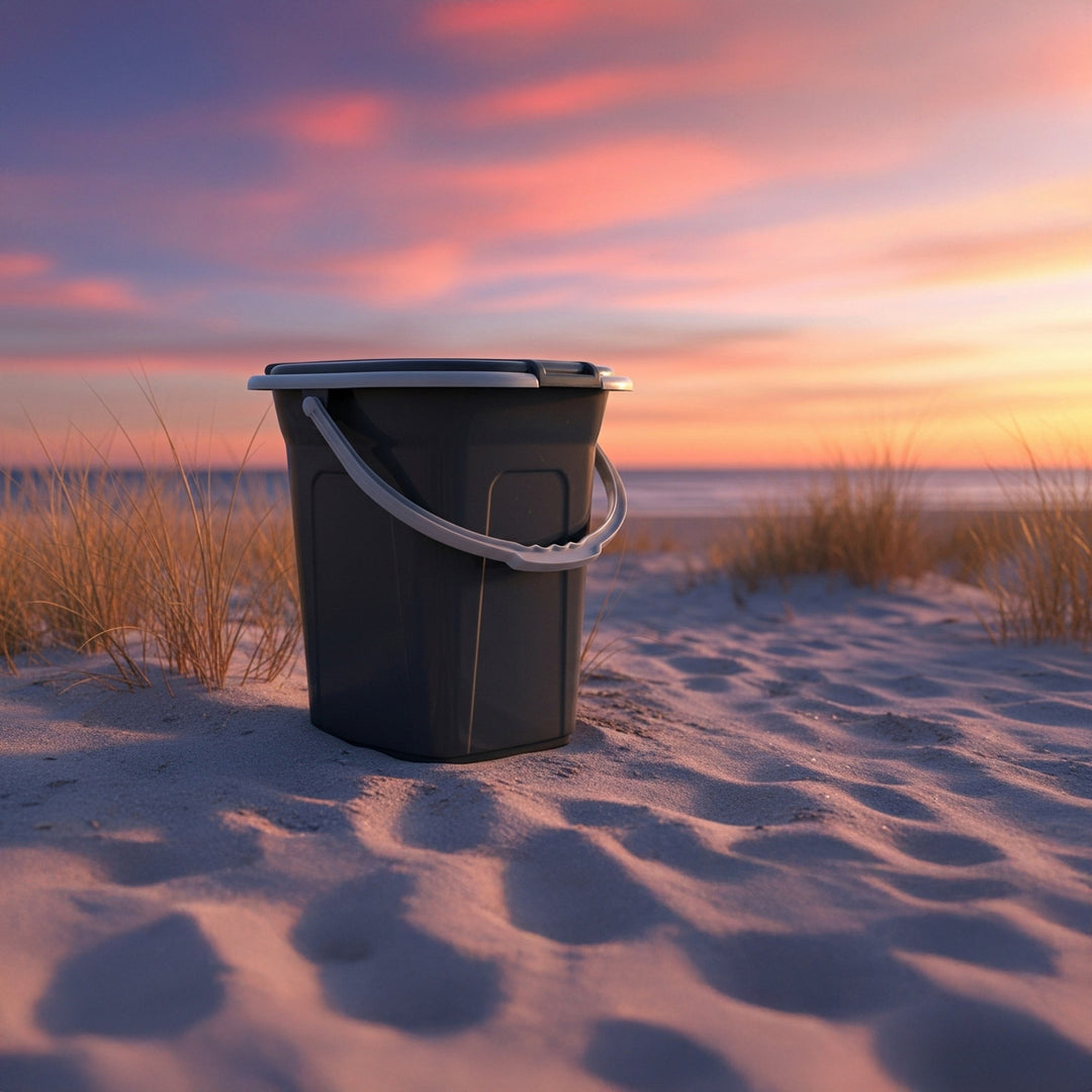 Turistická toaleta GreenBlue GB320BB černá šedá 19L