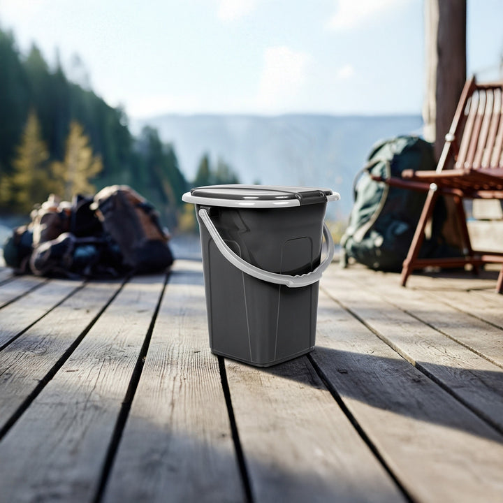 Turistická toaleta GreenBlue GB320BB černá šedá 19L