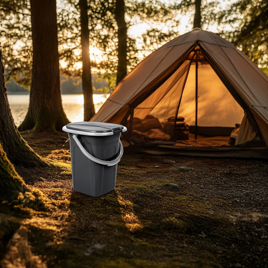 Turistická toaleta GreenBlue GB320BB černá šedá 19L