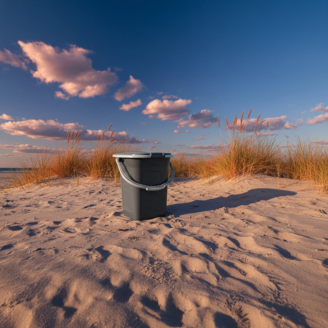 Turistická toaleta GreenBlue GB320BB černá šedá 19L