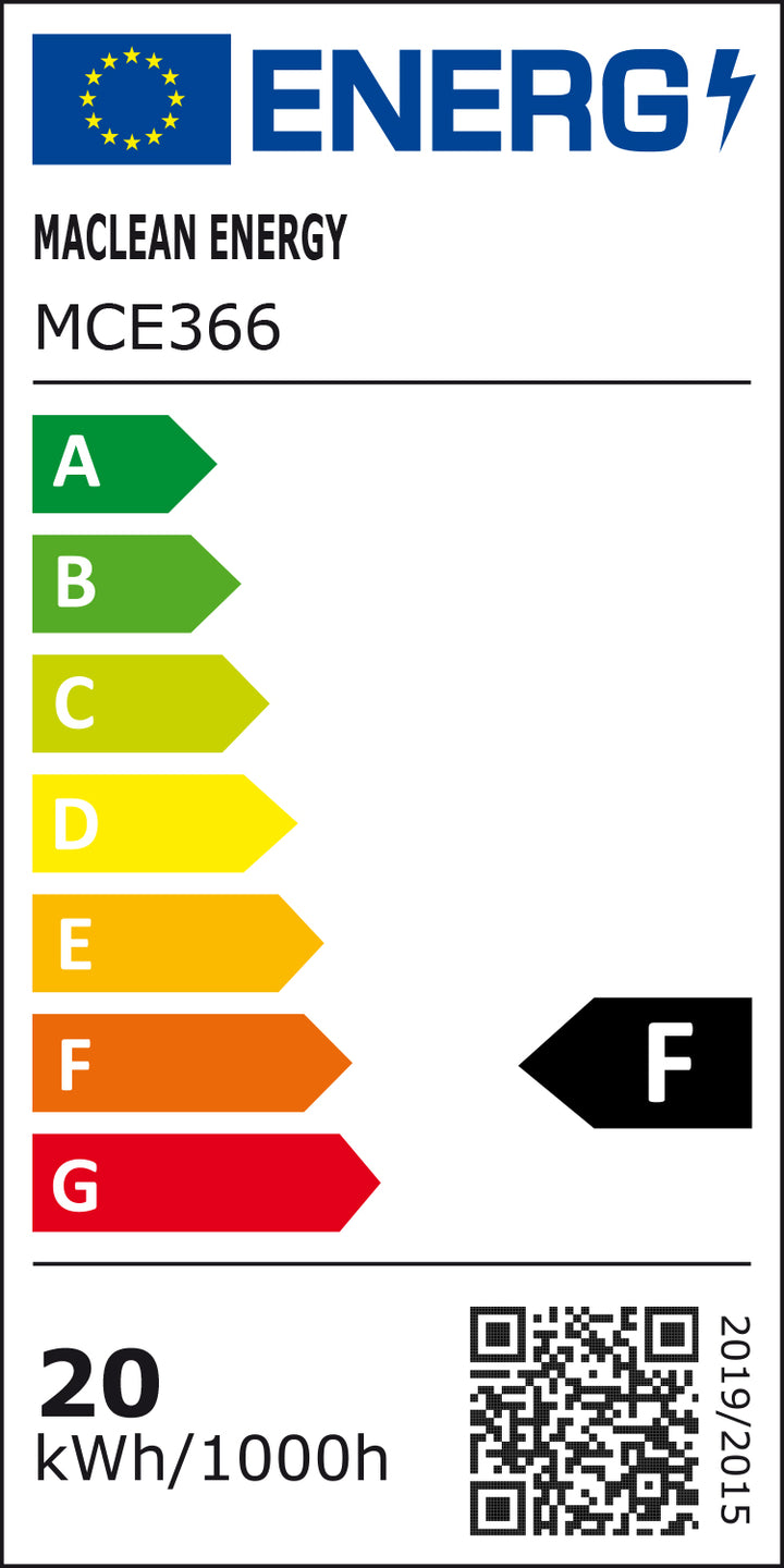 Nástěnná lampa LED s PIR pohybovým senzorem neutrální bílá 20W 1200l MCE366