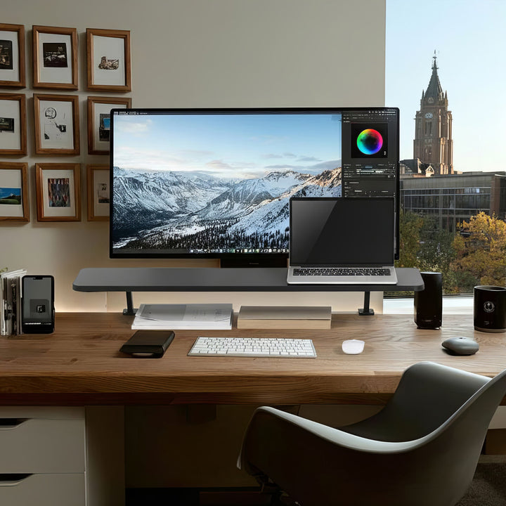 Ergo Office ER-409 Stojan na monitor a notebook Stolní police 13" - 32" 20kg Univerzální 100 x 26cm