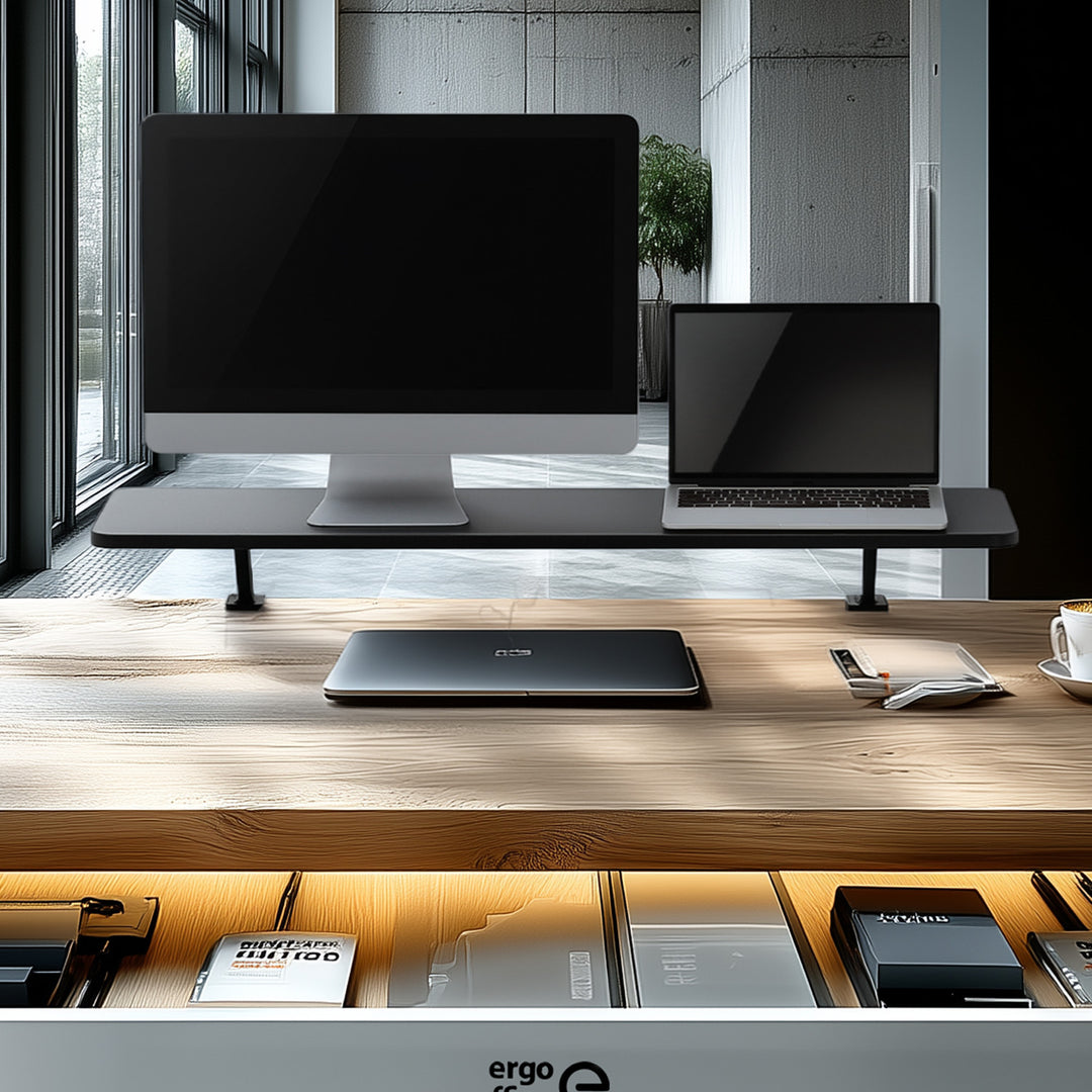 Ergo Office ER-409 Stojan na monitor a notebook Stolní police 13" - 32" 20kg Univerzální 100 x 26cm