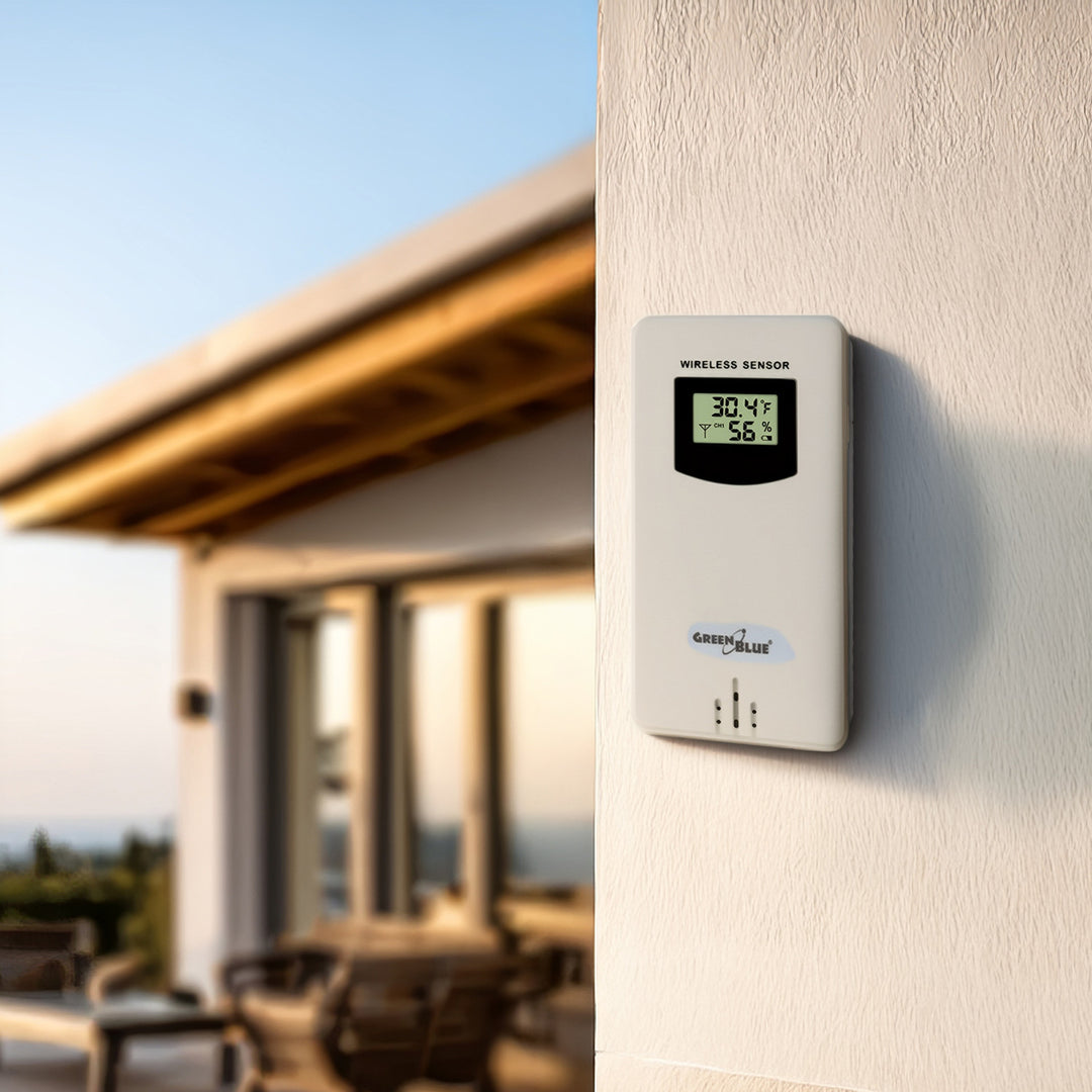 Bezdrátová meteostanice s bezdrátovou nabíječkou Qi GreenBlue GB213