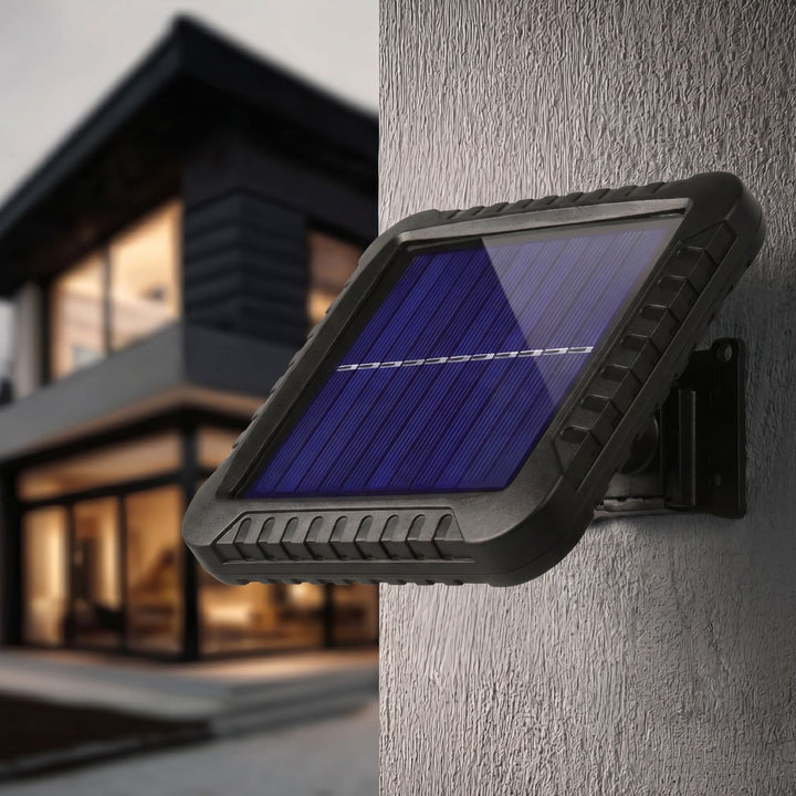 Solární LED nástěnná lampa MCE438 s pohybovým senzorem