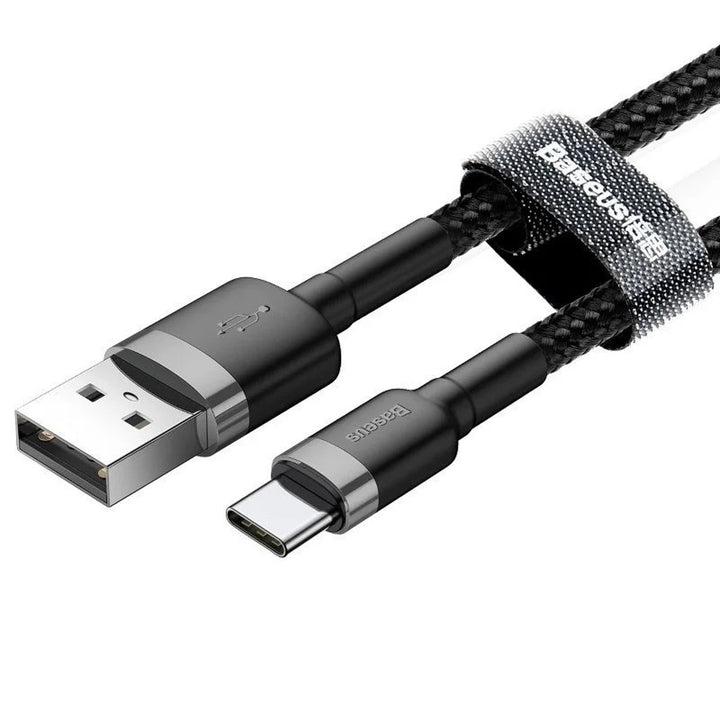 Zástrčka USB A - zástrčka USB typu C 2m CATKLF-CG1 Šedý+černý kabel BASEUS