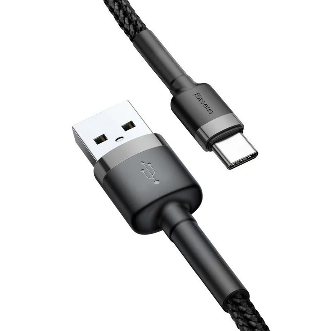 Zástrčka USB A - zástrčka USB typu C 2m CATKLF-CG1 Šedý+černý kabel BASEUS