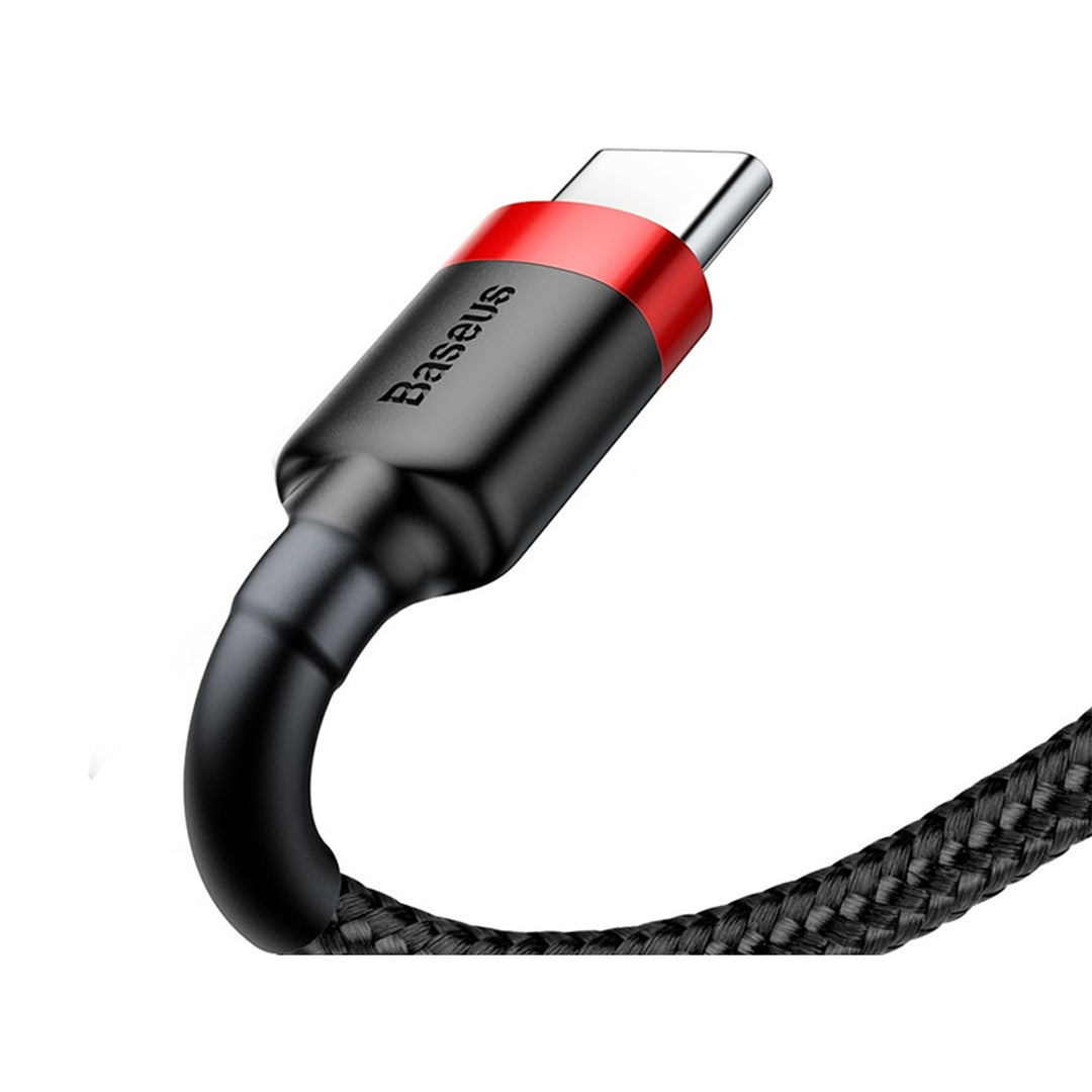 Kabel Baseus, USB typ C, délka 50 cm, 3A, černý, BASKBK46595