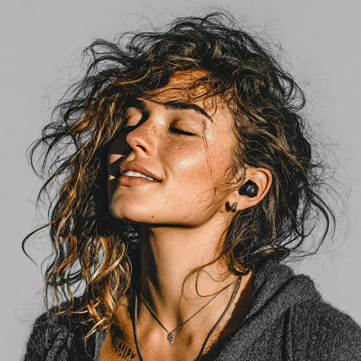 Sluchátka do uší TWS Bluetooth s nabíjecí stanicí Audiocore AC580 - černá