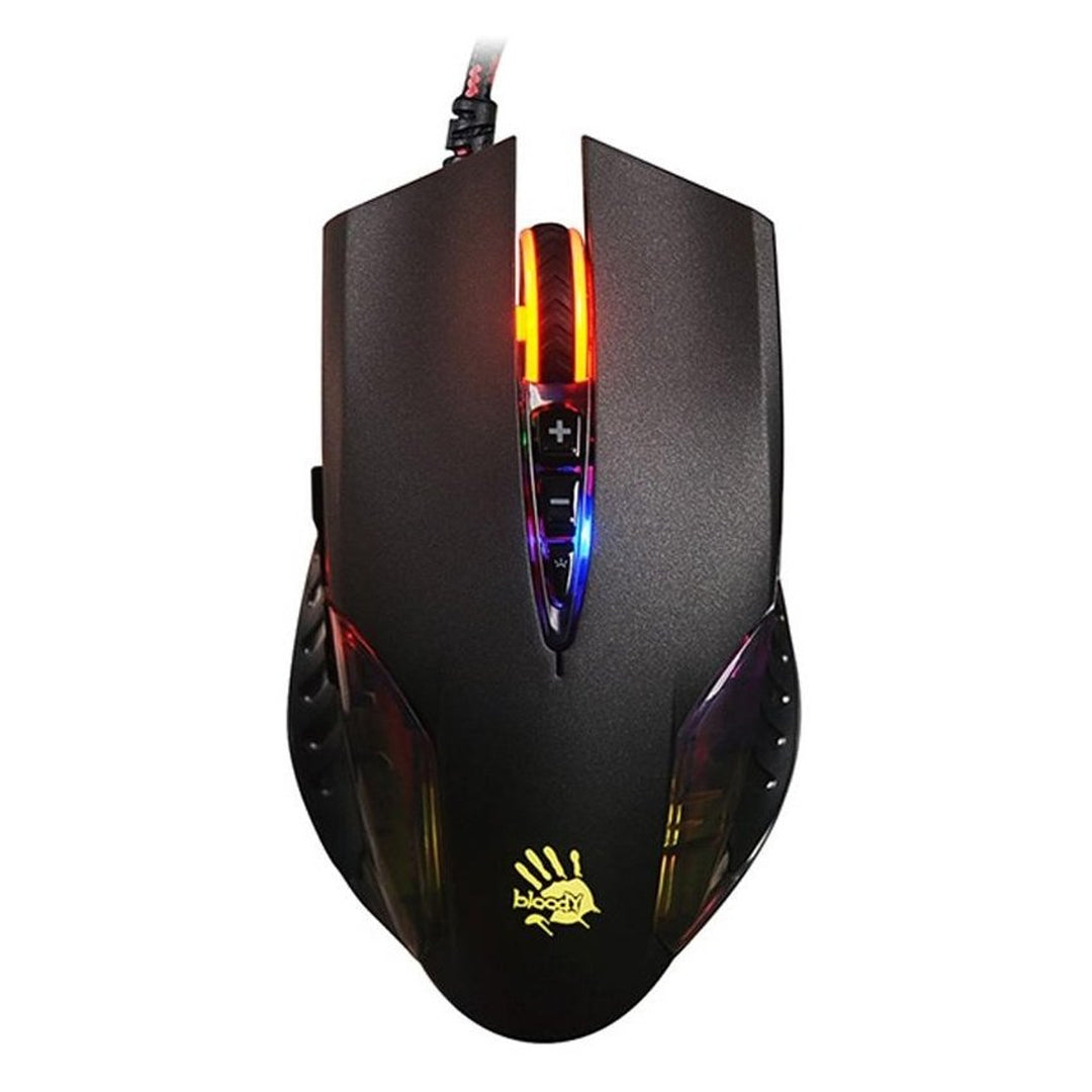 Počítačová myš A4 TECH, drátová, USB, optický senzor, BLOODY Q50