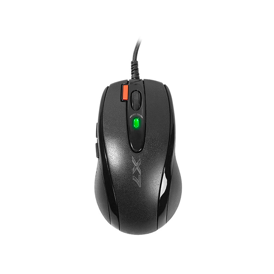 Sada myši a podložky pod myš A4Tech, 7 tlačítek, optický senzor, USB, X-Game X-7120