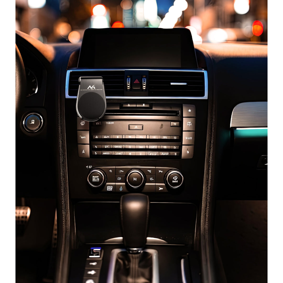 Držák autotelefonu Maclean, magnetický, univerzální, pro ventilační mřížku, materiál ABS, MC-326