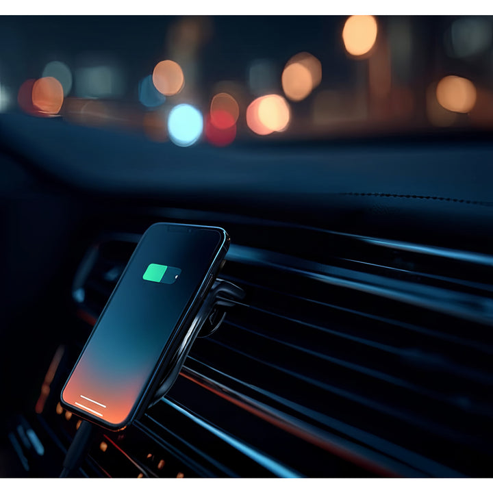 Držák autotelefonu Maclean, magnetický, univerzální, pro ventilační mřížku, materiál ABS, MC-326