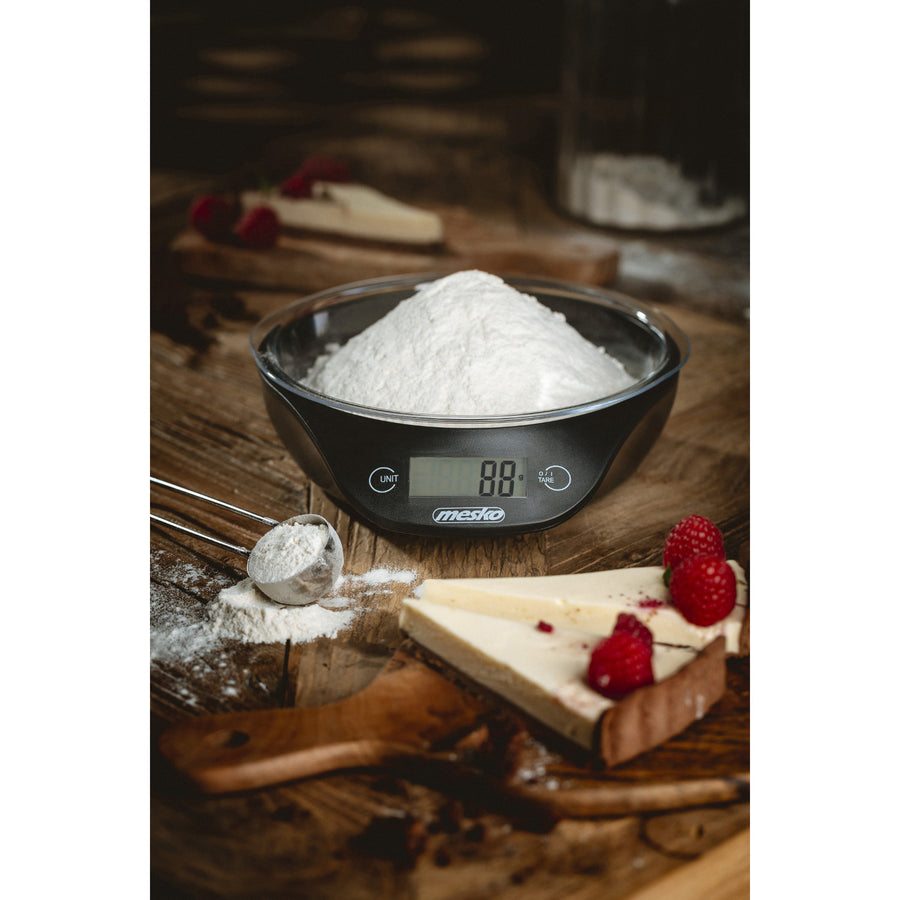 Kuchyňská váha Mesko MS 3164 s miskou s maximální nosností 5 kg
