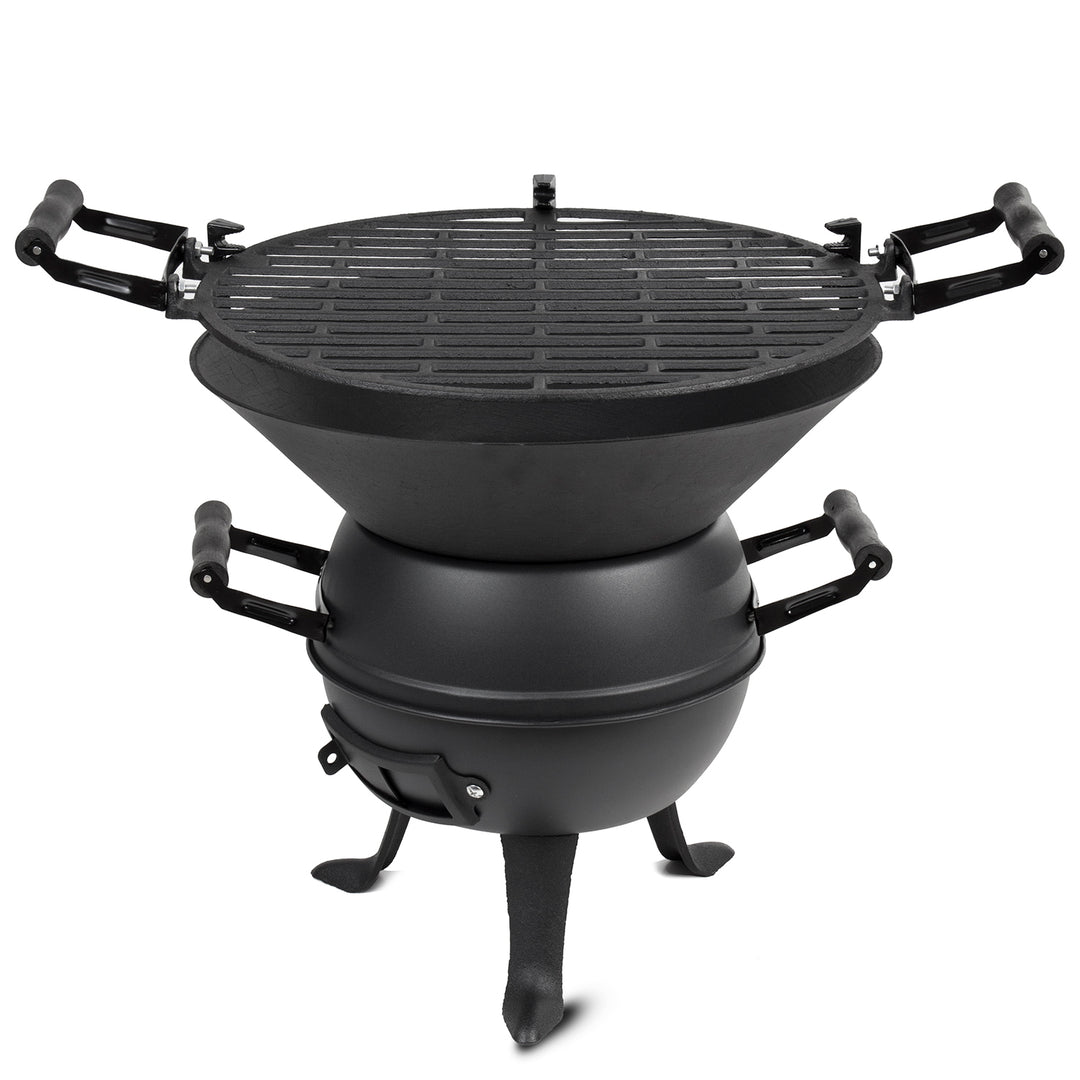 Gril na dřevěné uhlí o průměru 35,5 cm. Master Grill & Party MG630