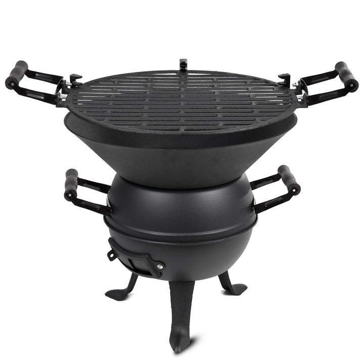 Gril na dřevěné uhlí o průměru 35,5 cm. Master Grill & Party MG630