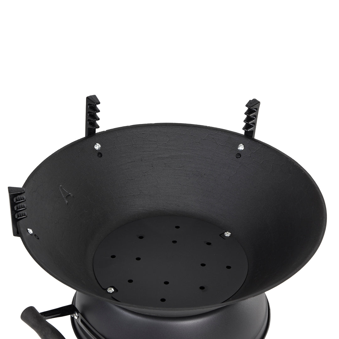 Gril na dřevěné uhlí o průměru 35,5 cm. Master Grill & Party MG630