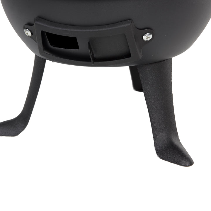 Gril na dřevěné uhlí o průměru 35,5 cm. Master Grill & Party MG630