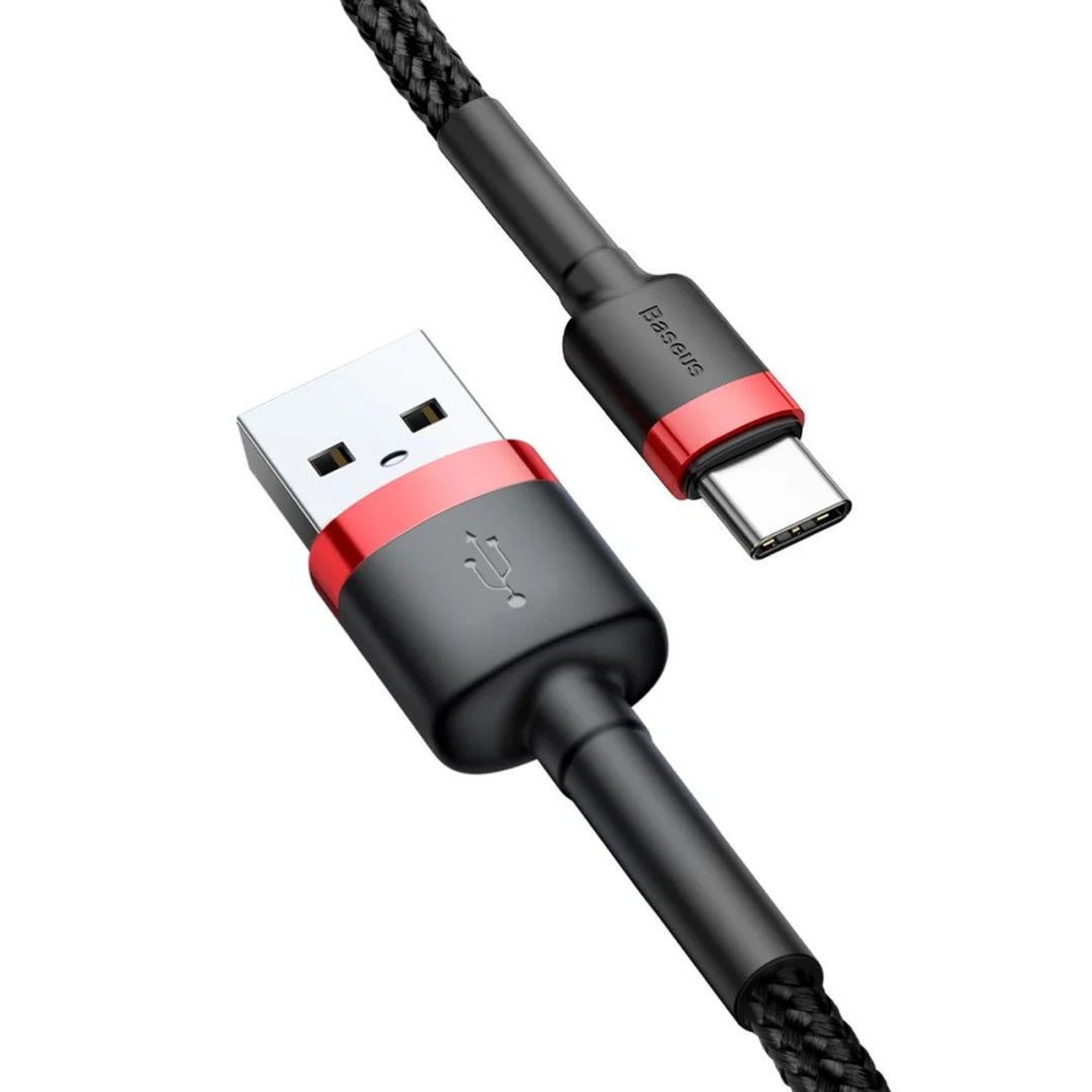 Zástrčka USB A - zástrčka USB-C 1m CATKLF-B91 Red+Black Baseus kabel