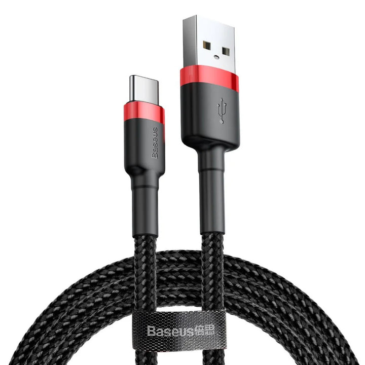 Zástrčka USB A - zástrčka USB-C 1m CATKLF-B91 Red+Black Baseus kabel