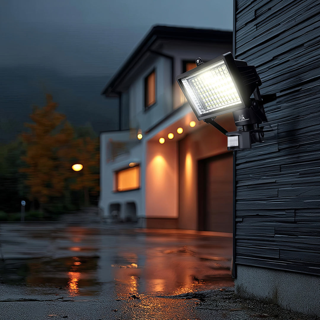 Maclean MCE442 Solární lampa LED reflektor s pohybovým čidlem světlometu IP44 6W 360 Lumen 6000K