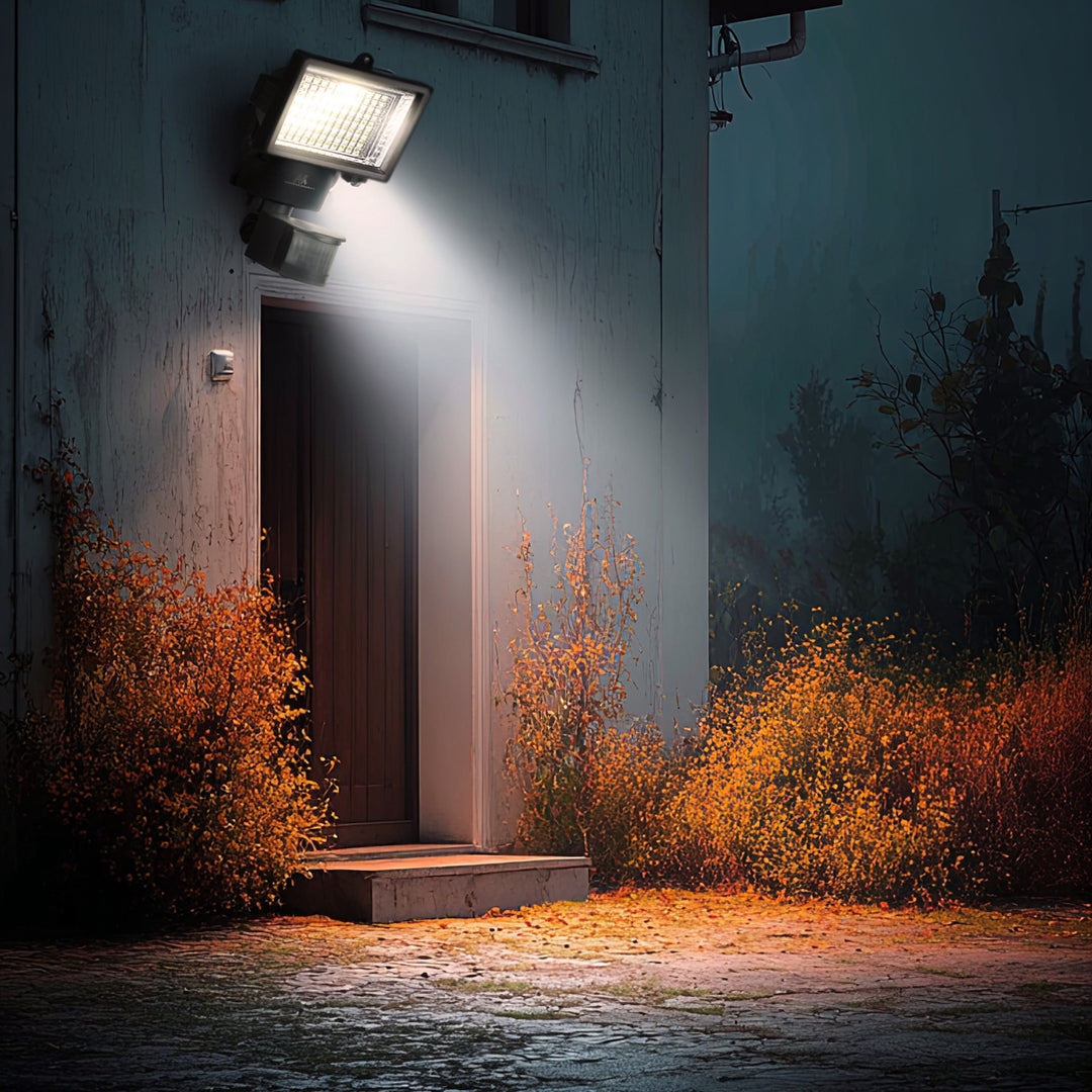 Maclean MCE442 Solární lampa LED reflektor s pohybovým čidlem světlometu IP44 6W 360 Lumen 6000K