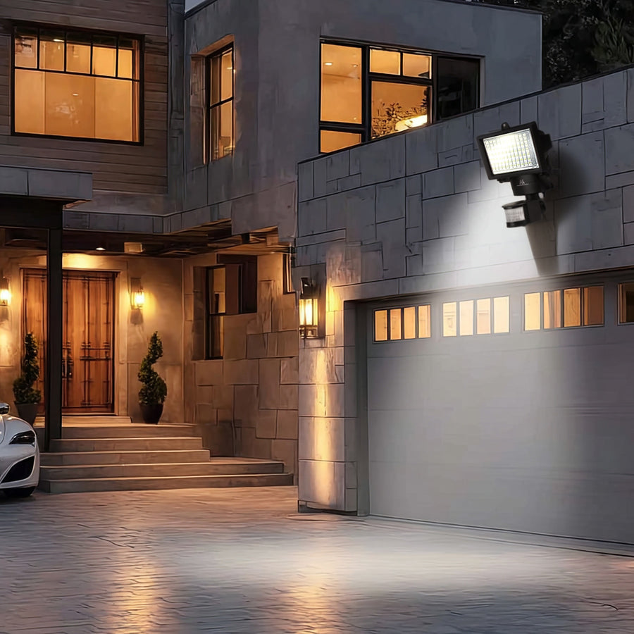 Maclean MCE442 Solární lampa LED reflektor s pohybovým čidlem světlometu IP44 6W 360 Lumen 6000K