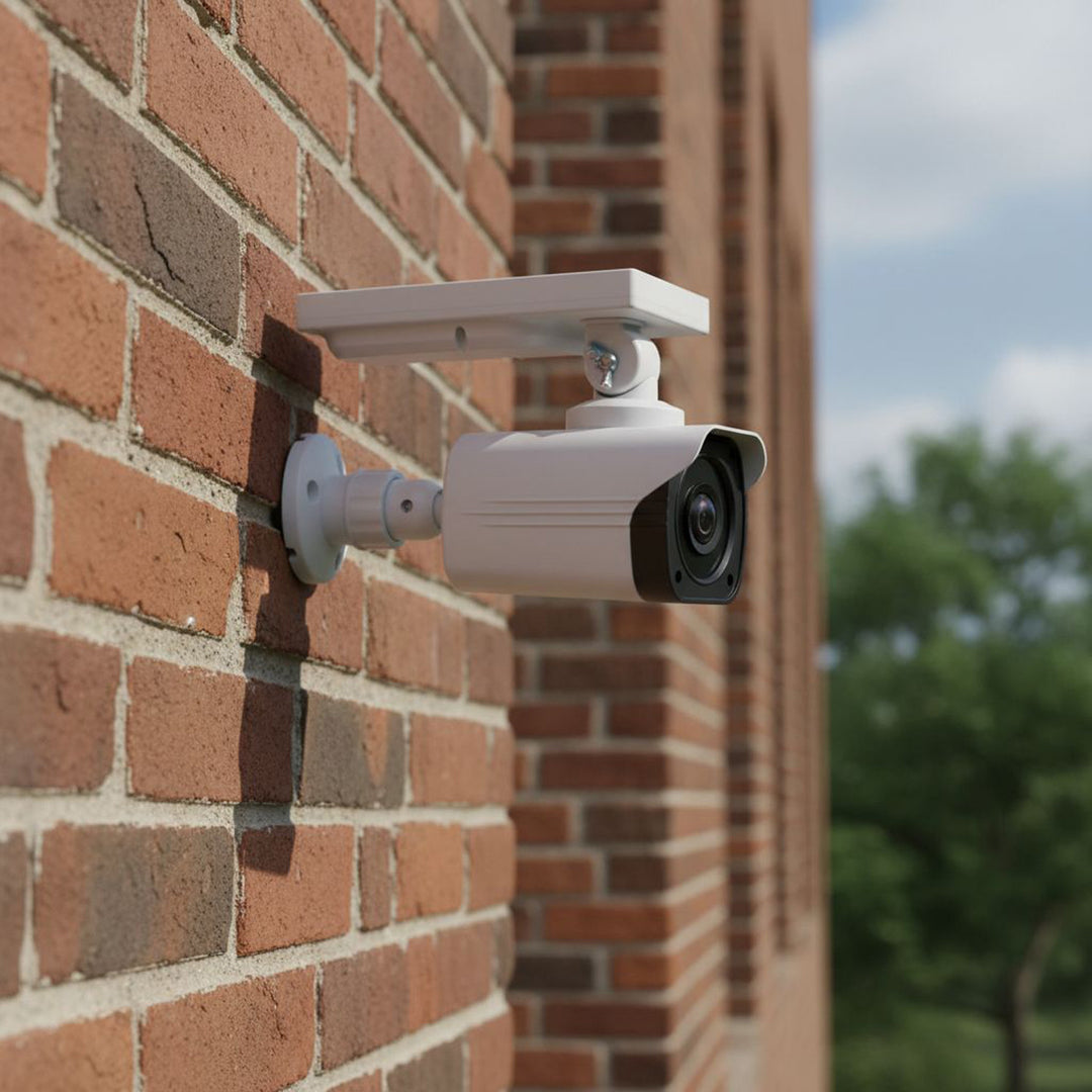 Solární atrapa kamery, blikající LED dioda, senzor pohybu, LED osvětlení, nálepka zdarma, SOL1800S