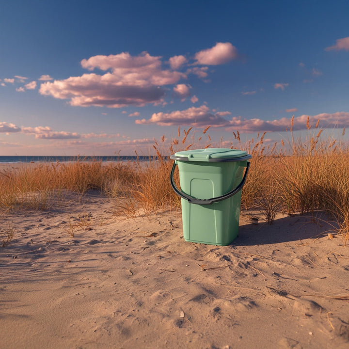 Turistická toaleta GreenBlue GB320GG 19L - zelená / šedá