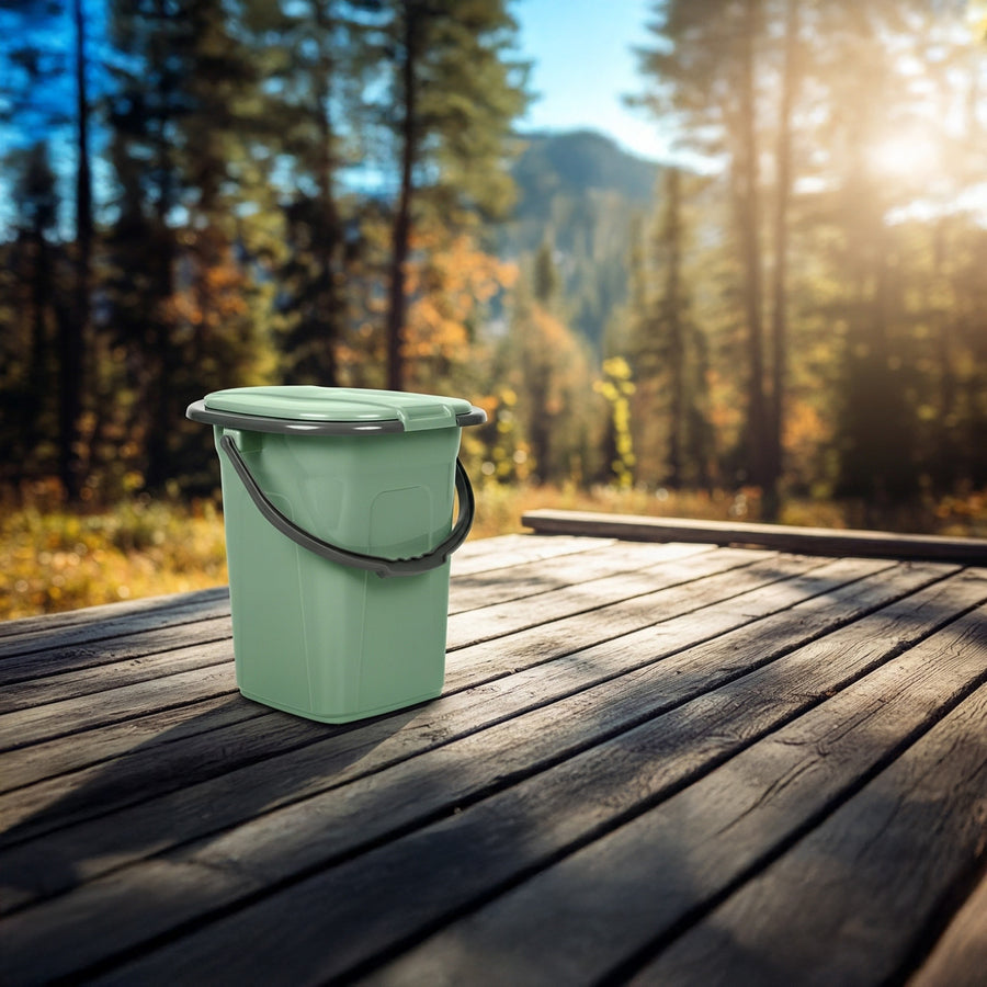 Turistická toaleta GreenBlue GB320GG 19L - zelená / šedá