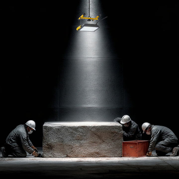 Podlahový stojan pro LED reflektor Pracovní světlo Stativ reflektoru Stavební reflektor Stativ otočný ocel (pro MCE550 / MCE650)