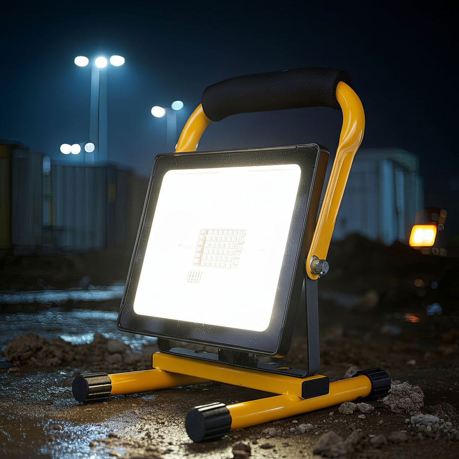 Podlahový stojan pro LED reflektor Pracovní světlo Stativ reflektoru Stavební reflektor Stativ otočný ocel (pro MCE550 / MCE650)