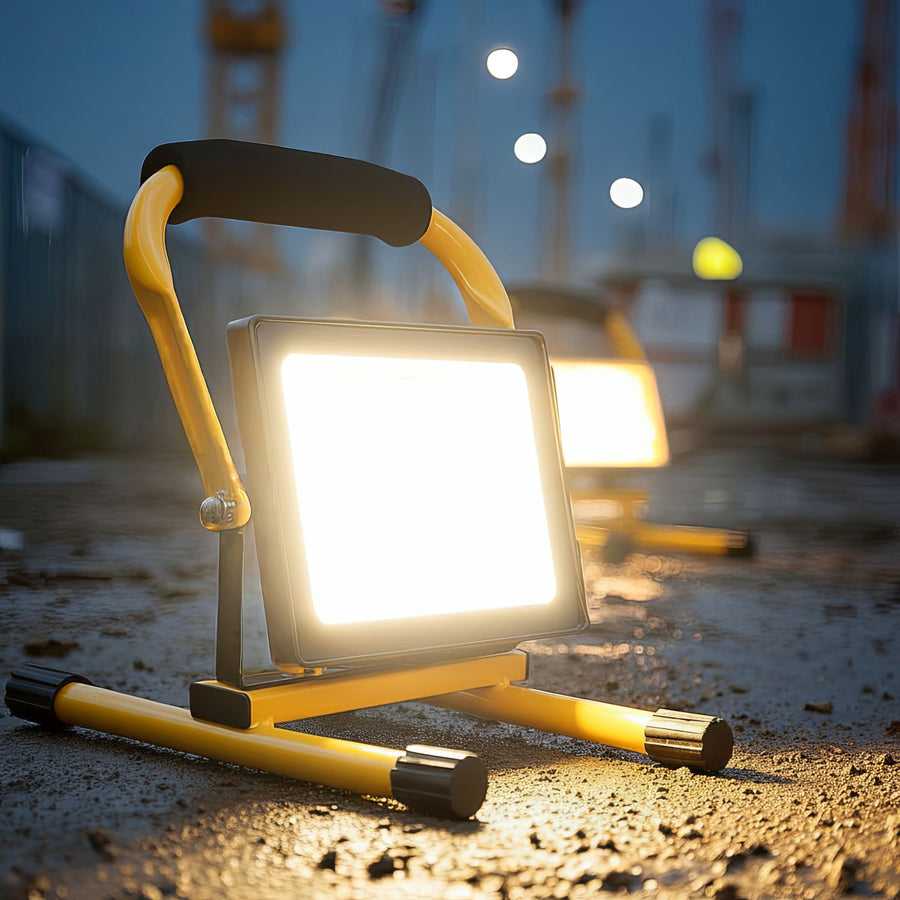 Podlahový stojan pro LED reflektor Pracovní světlo Stativ reflektoru Stavební reflektor Stativ otočný ocel (pro MCE550 / MCE650)