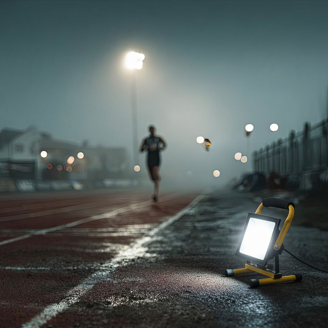 Podlahový stojan pro LED reflektor Pracovní světlo Stativ reflektoru Stavební reflektor Stativ otočný ocel (pro MCE550 / MCE650)