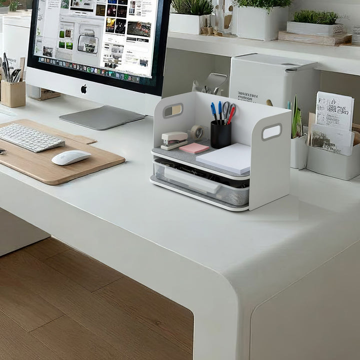 Ergo Office ER-440 Stolní organizér se zásuvkou a policí do 10 kg ER-440