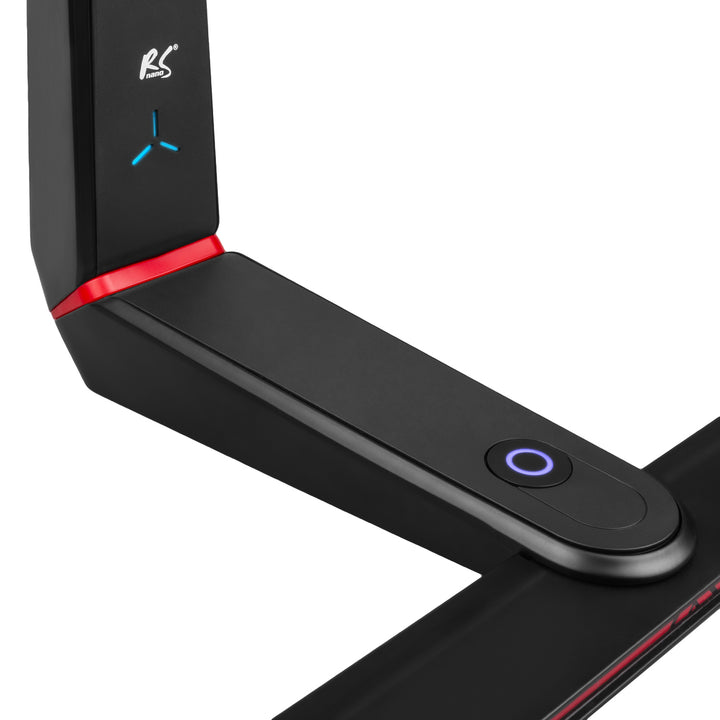 Stojan pro herní monitor NanoRS, výškově nastavitelný, RGB LED, 32-55", max. VESA 400x400, max. 40 kg, RS167