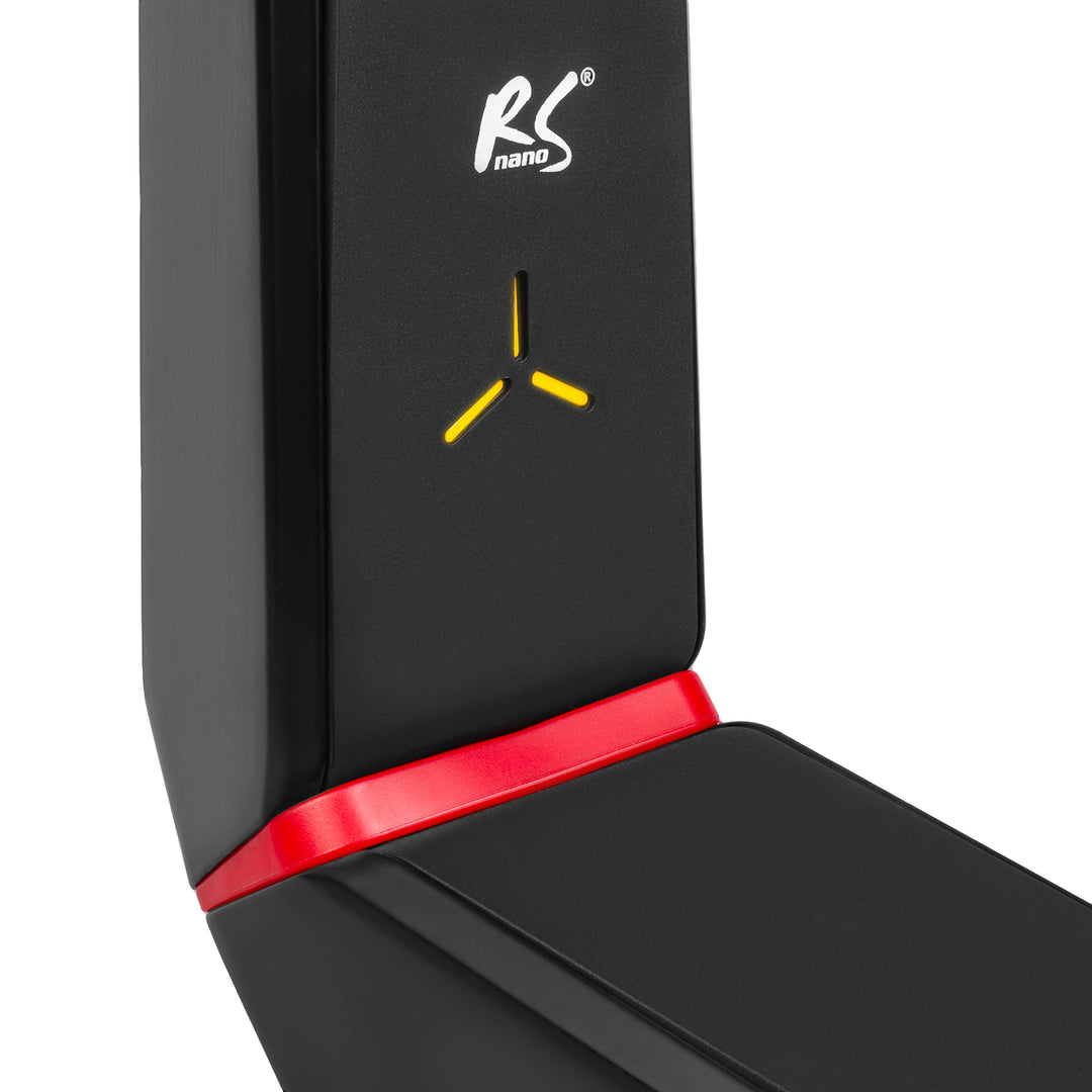 Stojan pro herní monitor NanoRS, výškově nastavitelný, RGB LED, 32-55", max. VESA 400x400, max. 40 kg, RS167