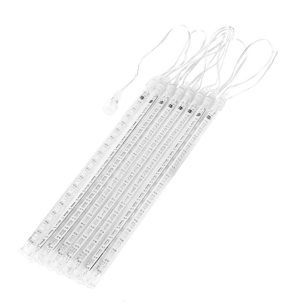 Maclean MCE411 Solární LED světla 2,4 m, 144 LED diod, LED režim, 800mAh Li baterie, padající rampouchy