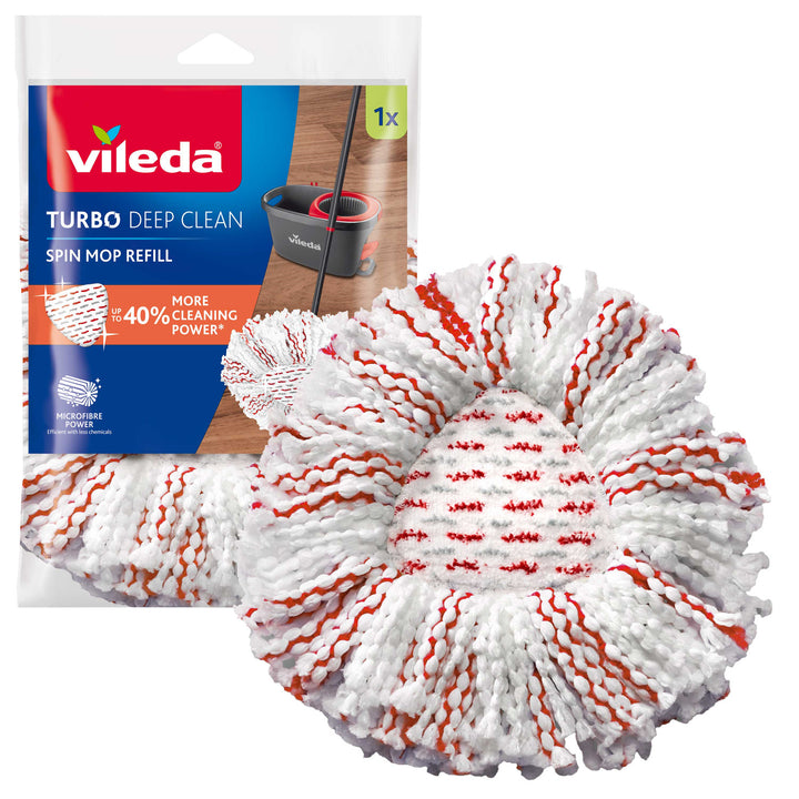 Náhradní hlavice pro rotační mop Vileda Turbo Deep Clean z mikrovlákna