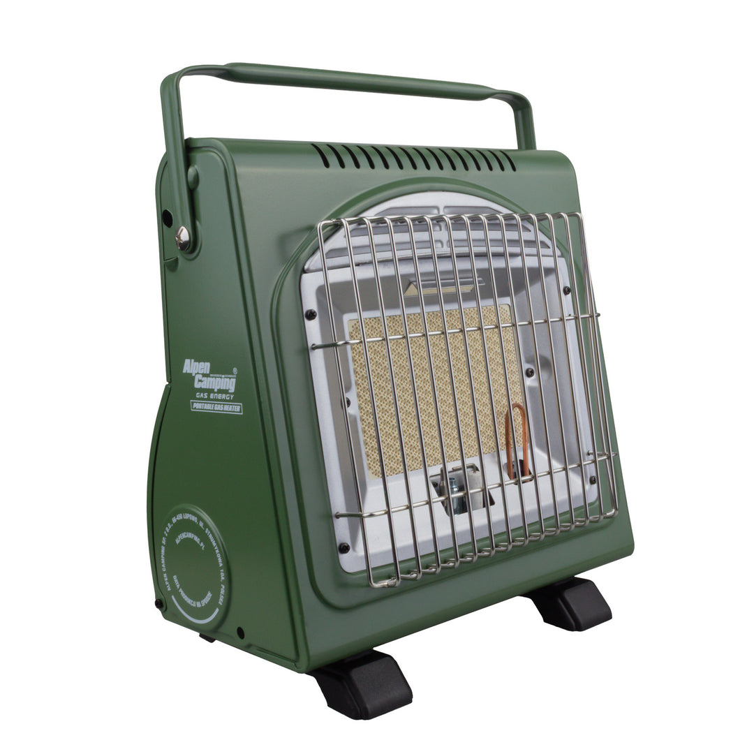 Přenosný plynový ohřívač Alpen Camping, spotřeba plynu 124 g/h, piezoelektrické zapalování, IK-1000 PRO, ICELAND