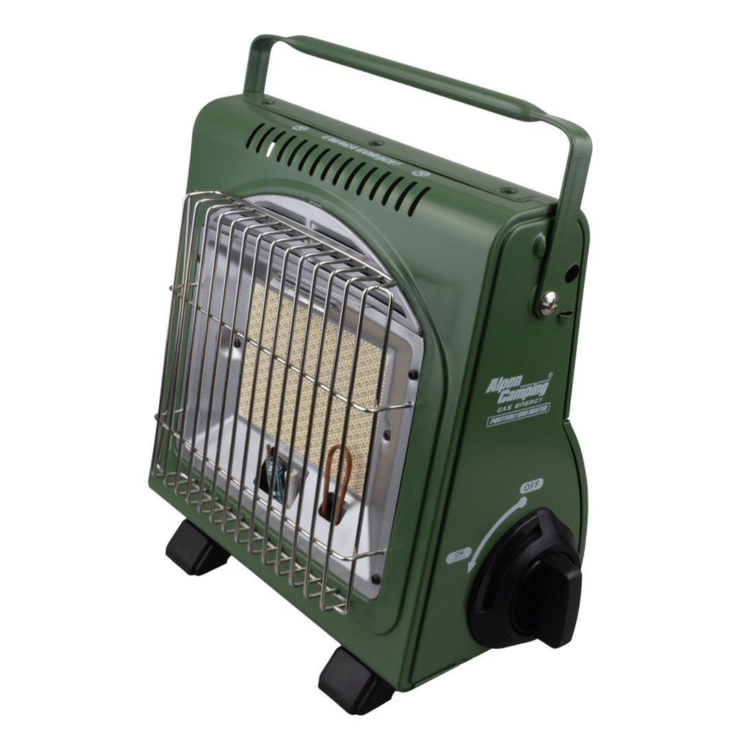 Přenosný plynový ohřívač Alpen Camping, spotřeba plynu 124 g/h, piezoelektrické zapalování, IK-1000 PRO, ICELAND