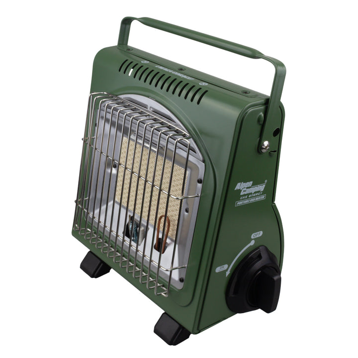 Přenosný plynový ohřívač Alpen Camping, spotřeba plynu 124 g/h, piezoelektrické zapalování, IK-1000 PRO, ICELAND