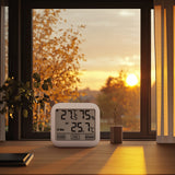 Meteostanice s venkovní sondou, délka kabelu 1,5 m, baterie 2xAA, GreenBlue  GB381