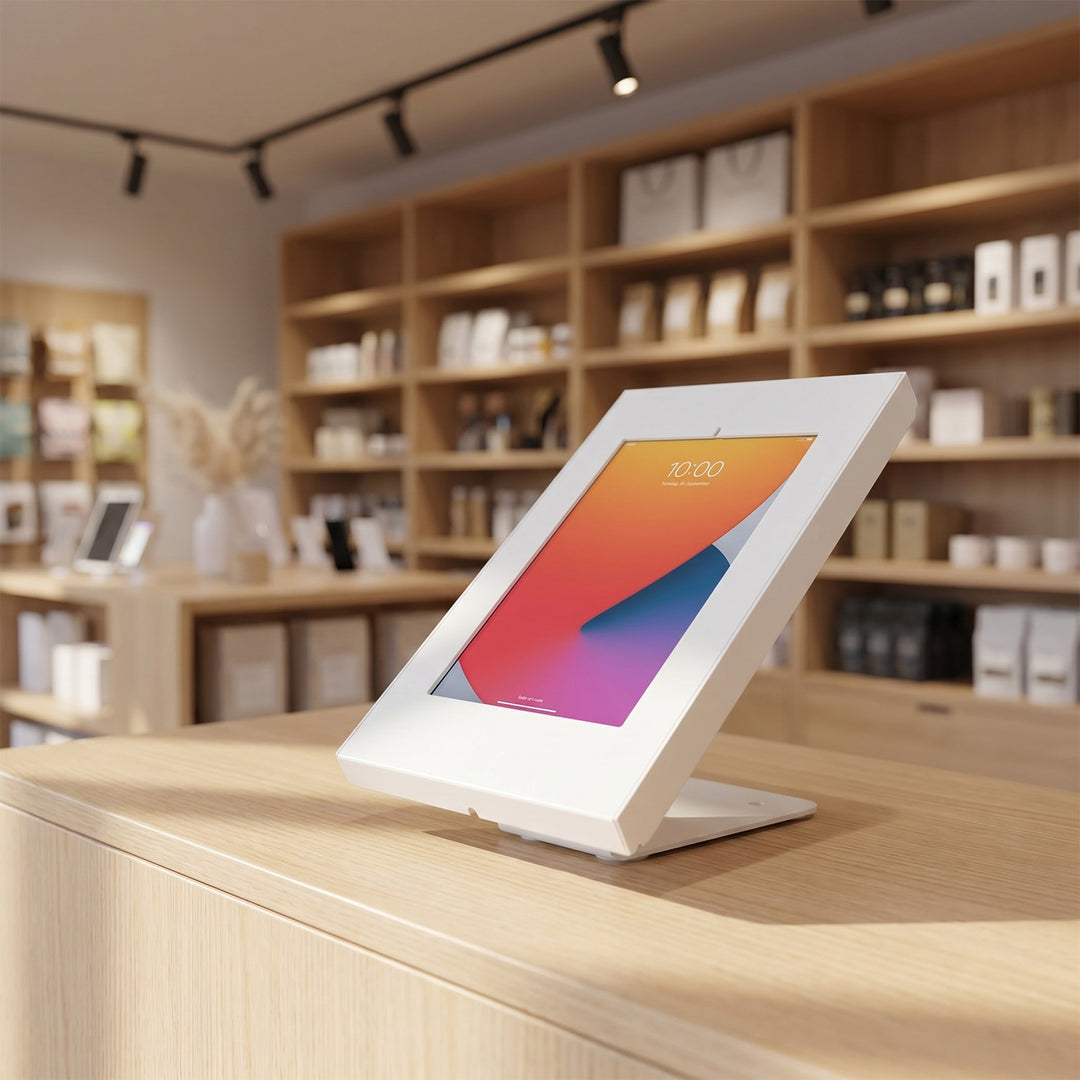 Maclean Reklamní držák na tablet, nástěnný/kancelářský držák se zámkem, 9,7"-11", iPad/iPad Air/iPad Pro, Samsung Galaxy Tab A/Tab A7/Tab S6 Lite, MC-475W
