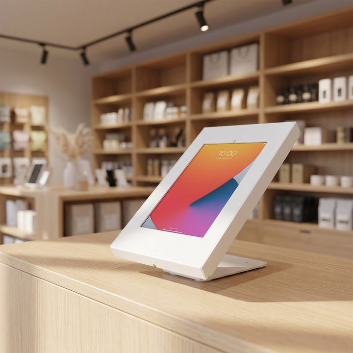 Maclean Reklamní držák na tablet, nástěnný/kancelářský držák se zámkem, 9,7"-11", iPad/iPad Air/iPad Pro, Samsung Galaxy Tab A/Tab A7/Tab S6 Lite, MC-475W