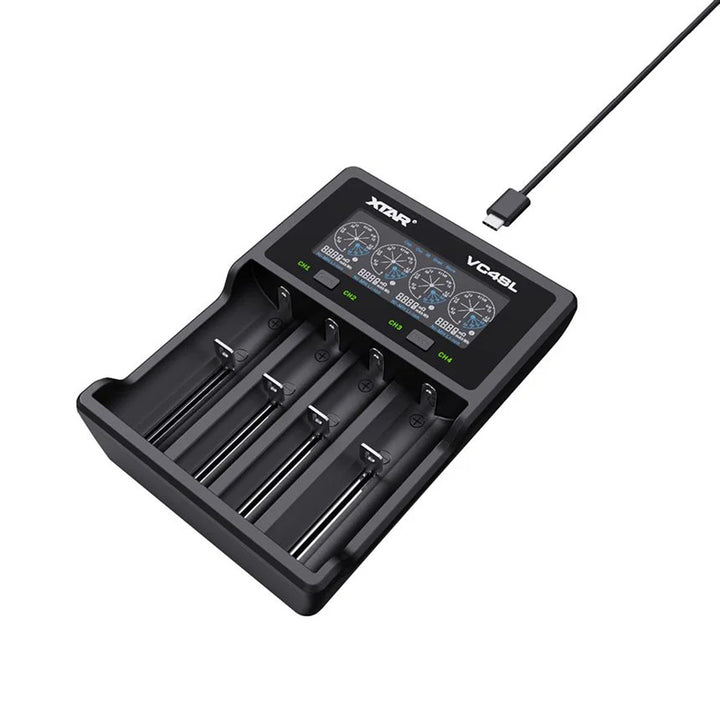 Nabíječka pro 4 dobíjecí baterie AAA 18650 Xtar VC4SL