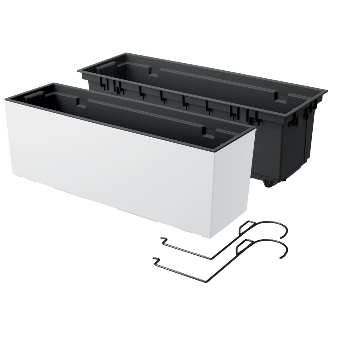 Box s háčky a vložkou Prosperplast Urbi Case W matný - bílý